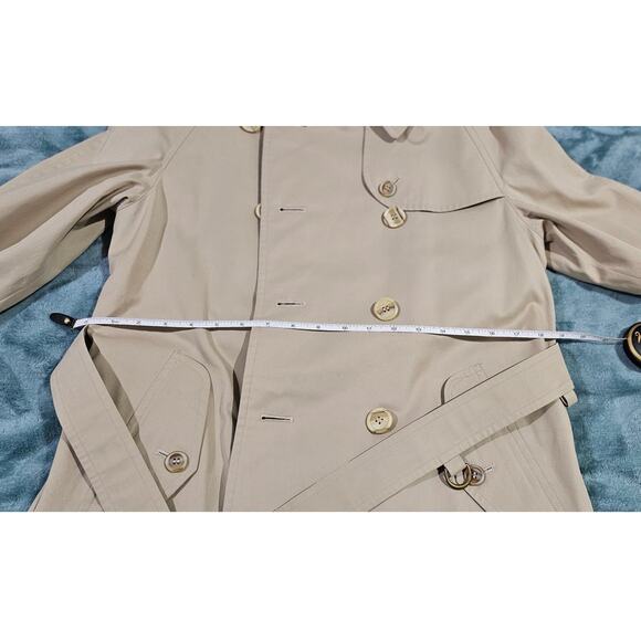 Burberry Vintage Belted Trench Coat with Nova Check Lining - Picture 8 of 15